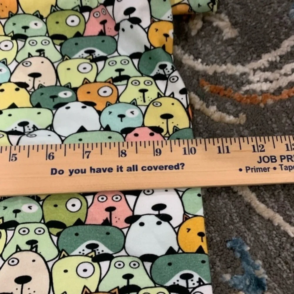 denim dog designs nwt cartoon